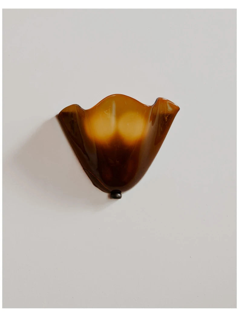 Murano - Wandleuchte aus farbigem Wabi-Sabi-Glas im