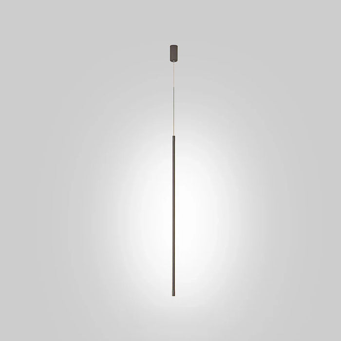Minimalistische - lange LED-Pendelleuchte aus Aluminium