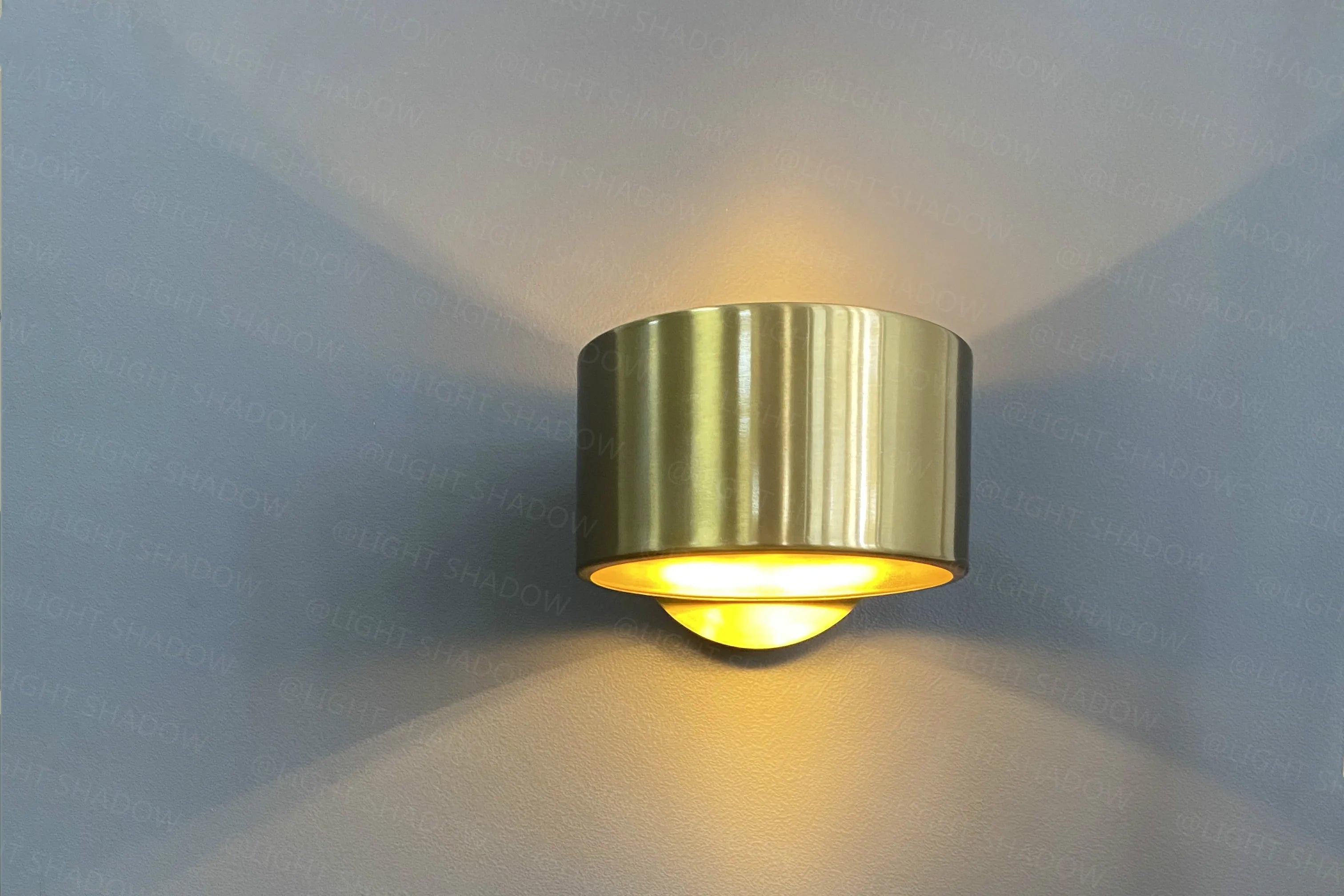 Nordische - LED-Wandleuchte Schwarz/Gold
