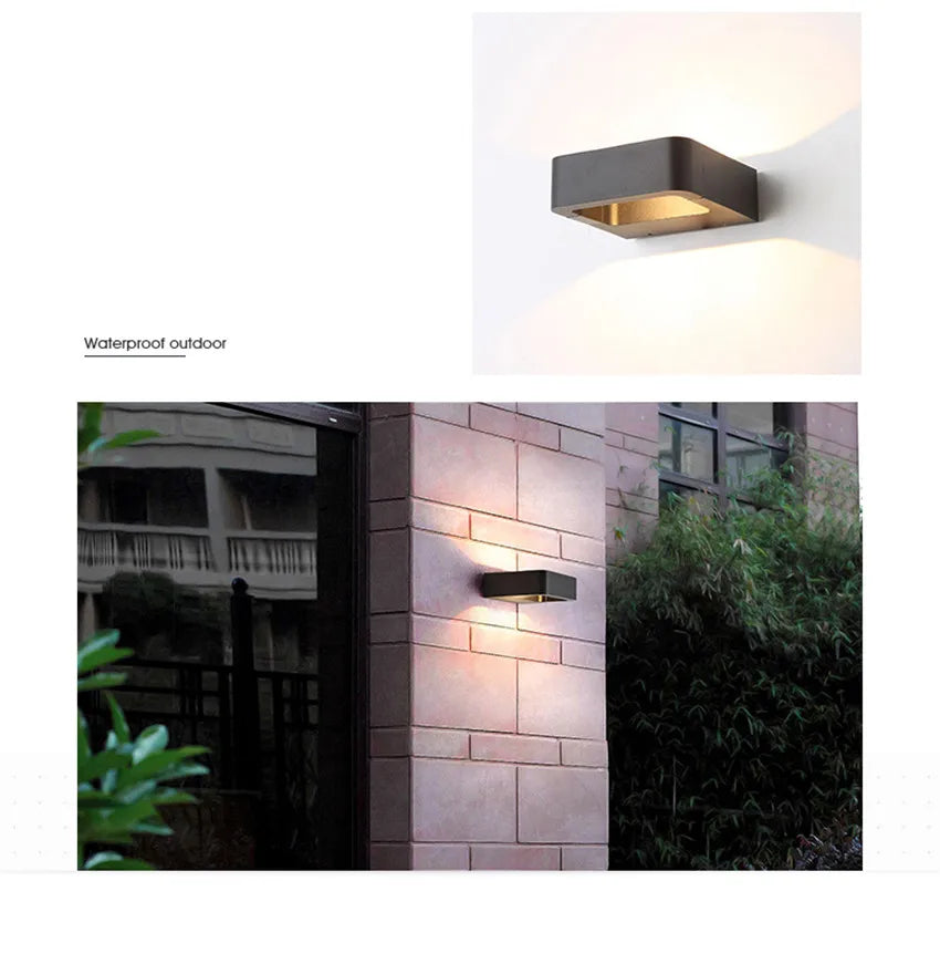 Terraza - Außenwandleuchte IP65, Aluminium
