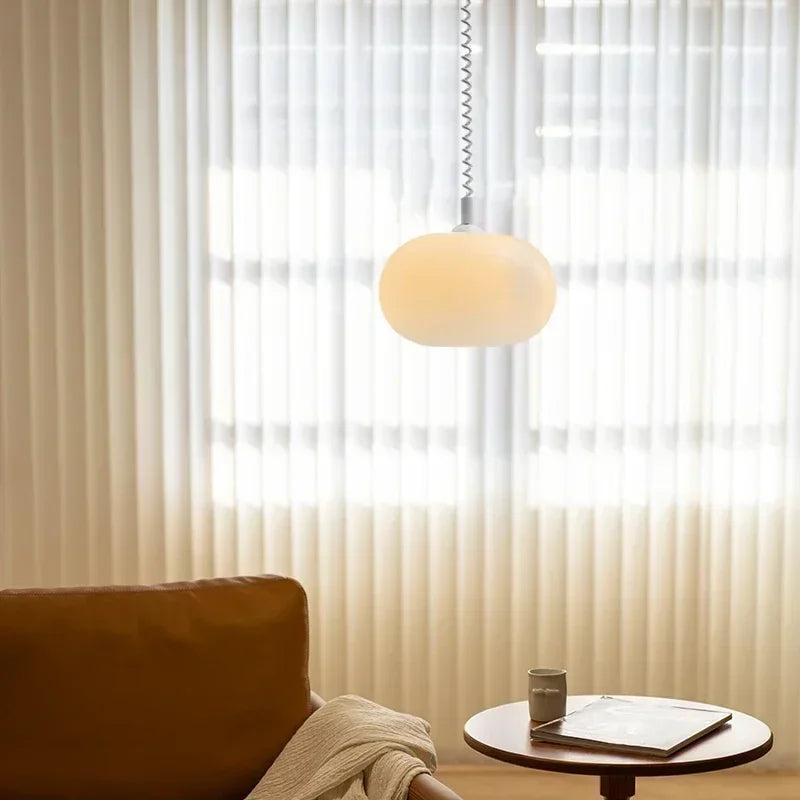 Minimalistische - Glaspendelleuchte mit LED