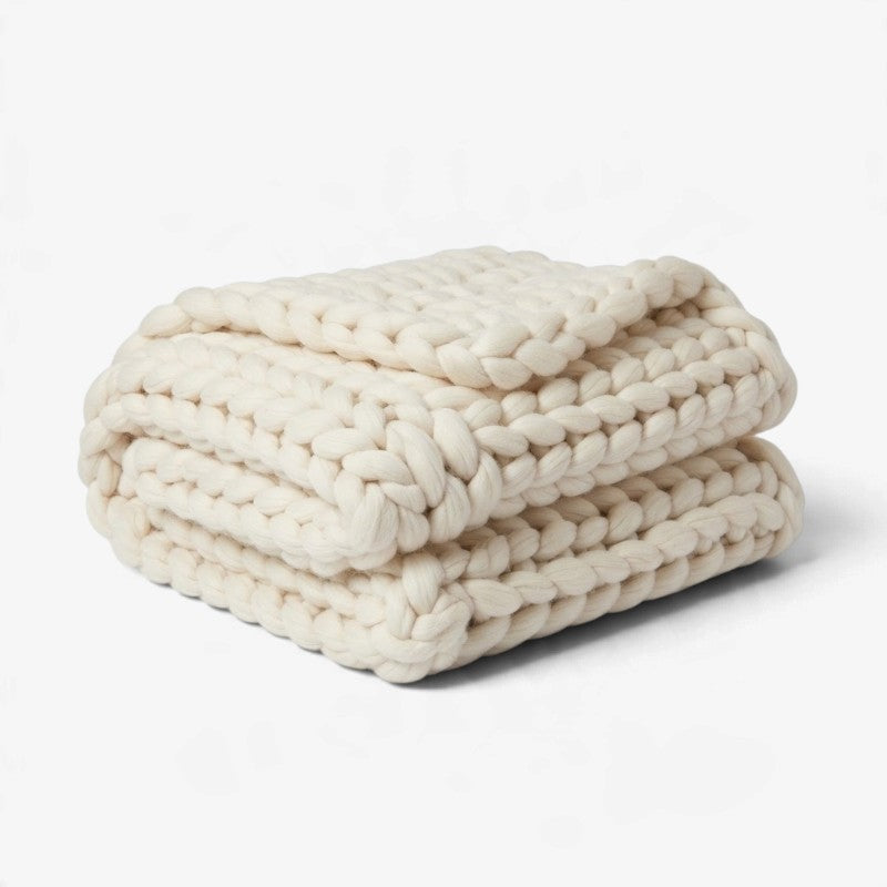 CozyLoop – Decken-Strickset mit Acrylgarn