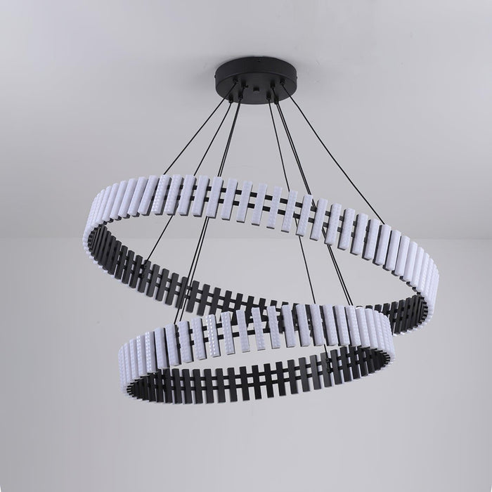 Celira - LED-Kronleuchter-Pendelleuchte im Karussell-Design