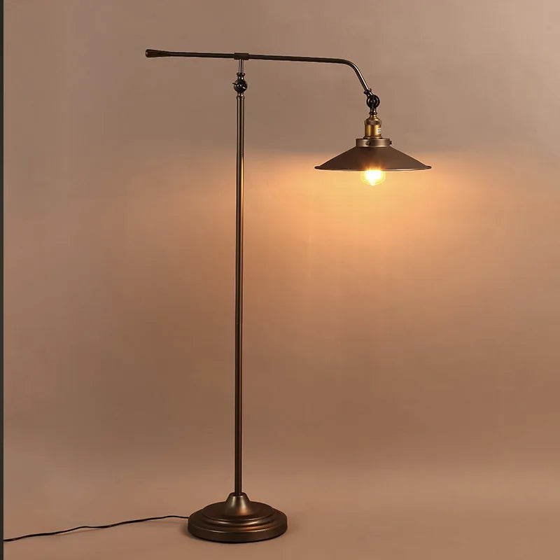 Stela - Retro-Stehlampe E27 mit LED-Leuchtmittel und
