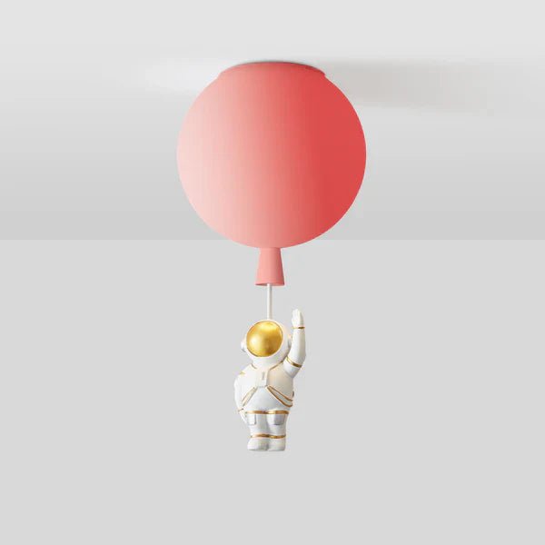 Mond - LED-Deckenleuchte Mond & Astronaut aus Acryl