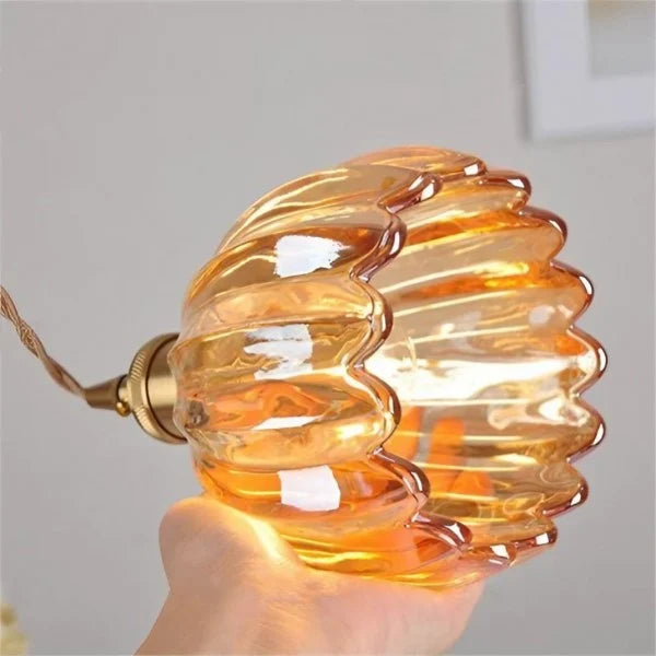 Japanische - Glas Pendelleuchte Blumenform