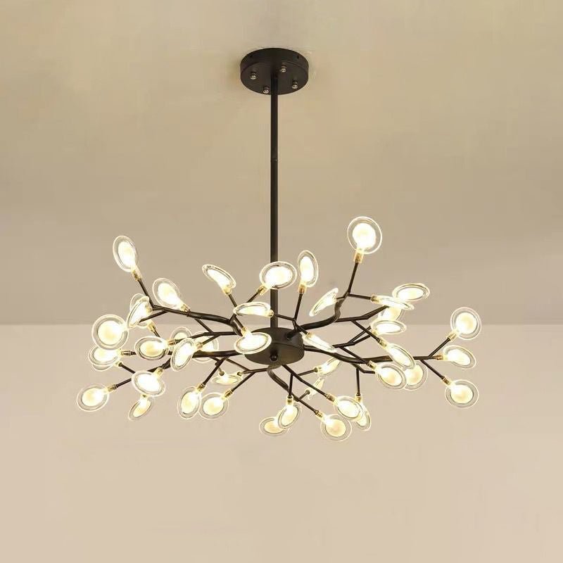 Verzweigter - LED Glühwürmchen Kronleuchter aus Acryl