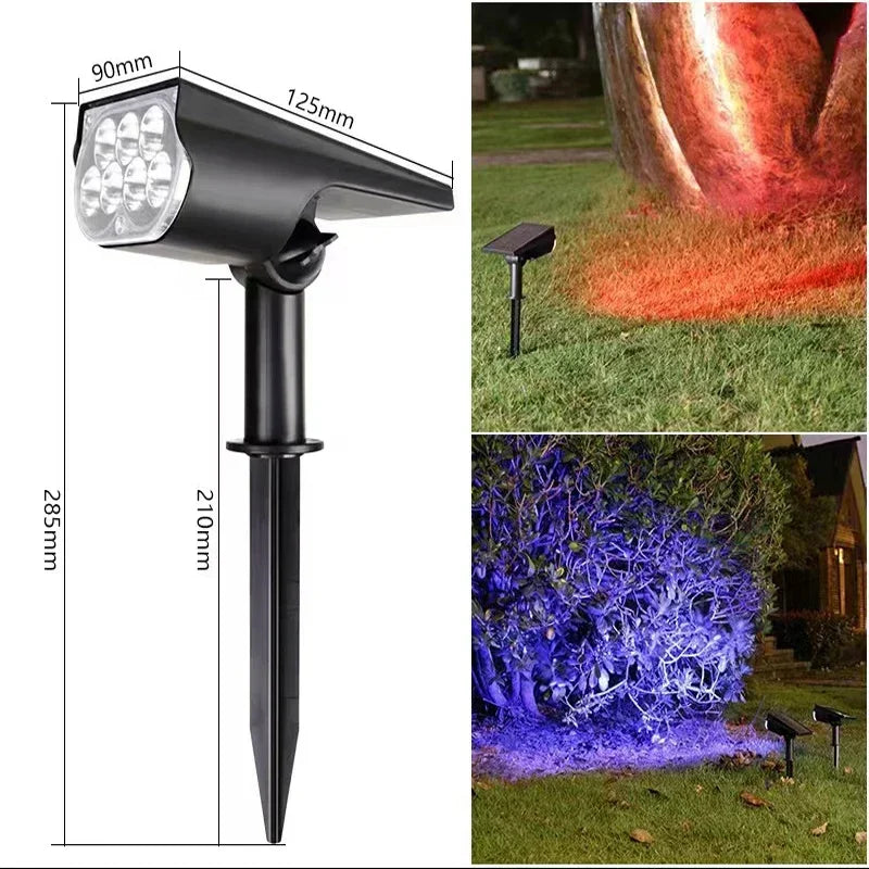 Radial - Solarstrahler mit 7 einstellbaren LEDs