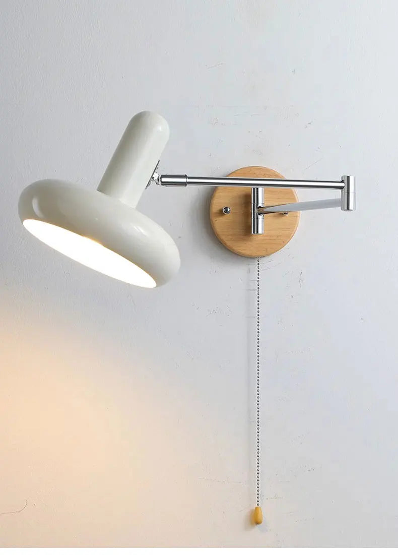 Lumera - Vintage Teleskop-Wandleuchte mit Schwenkarm