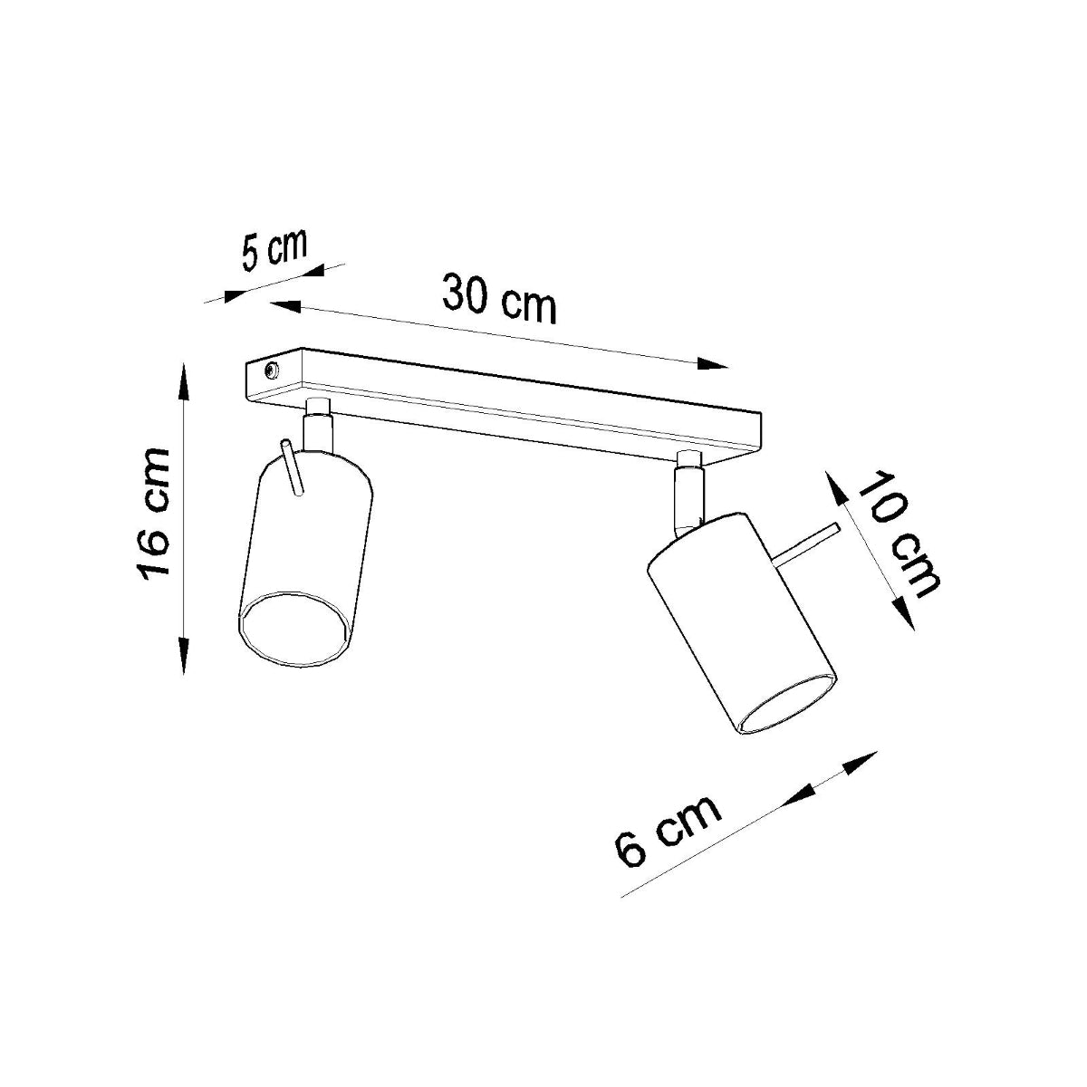 Ring - Deckenleuchte Ring 2 Schwarz aus Stahl