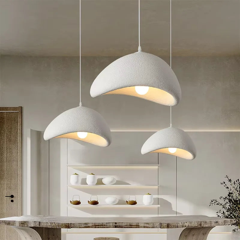 Zenita - Wabi-Sabi LED-Pendelleuchte aus Polystyrol