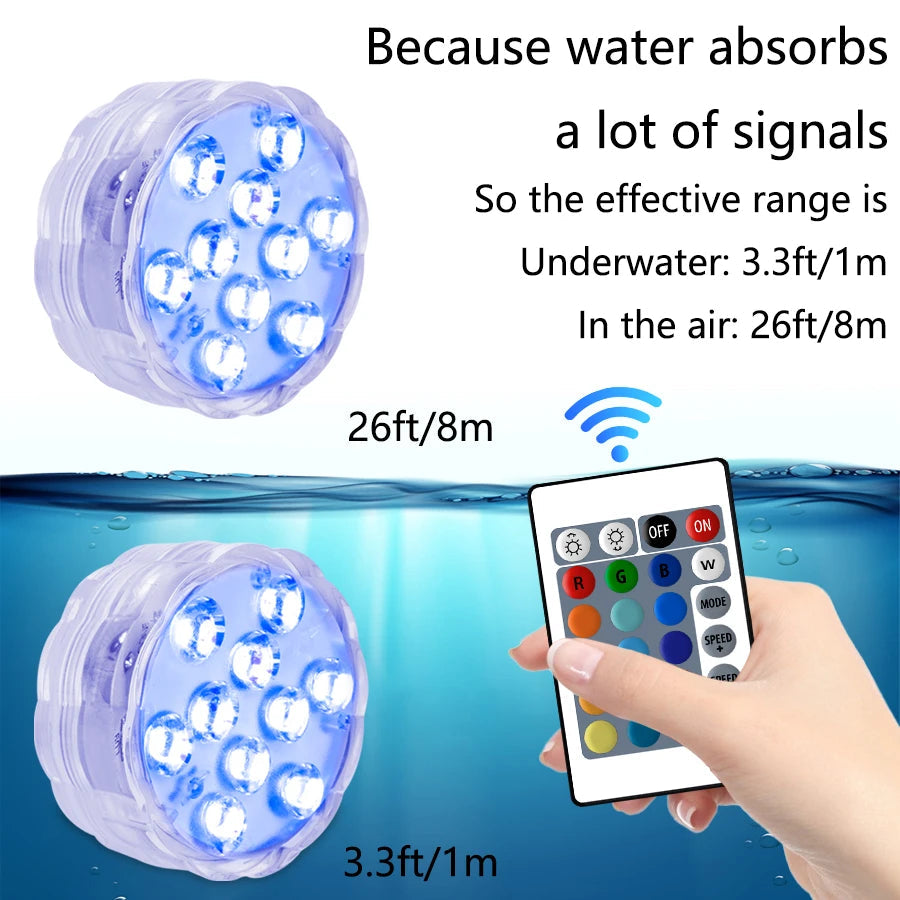 Casaluna - RGB-Unterwasserleuchte IP68 mit Magnet und
