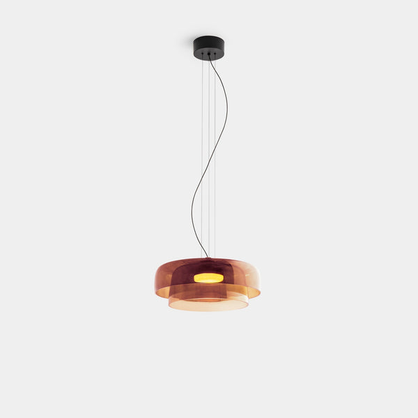 Aurela - Moderne Pendelleuchte aus norwegischem Glas