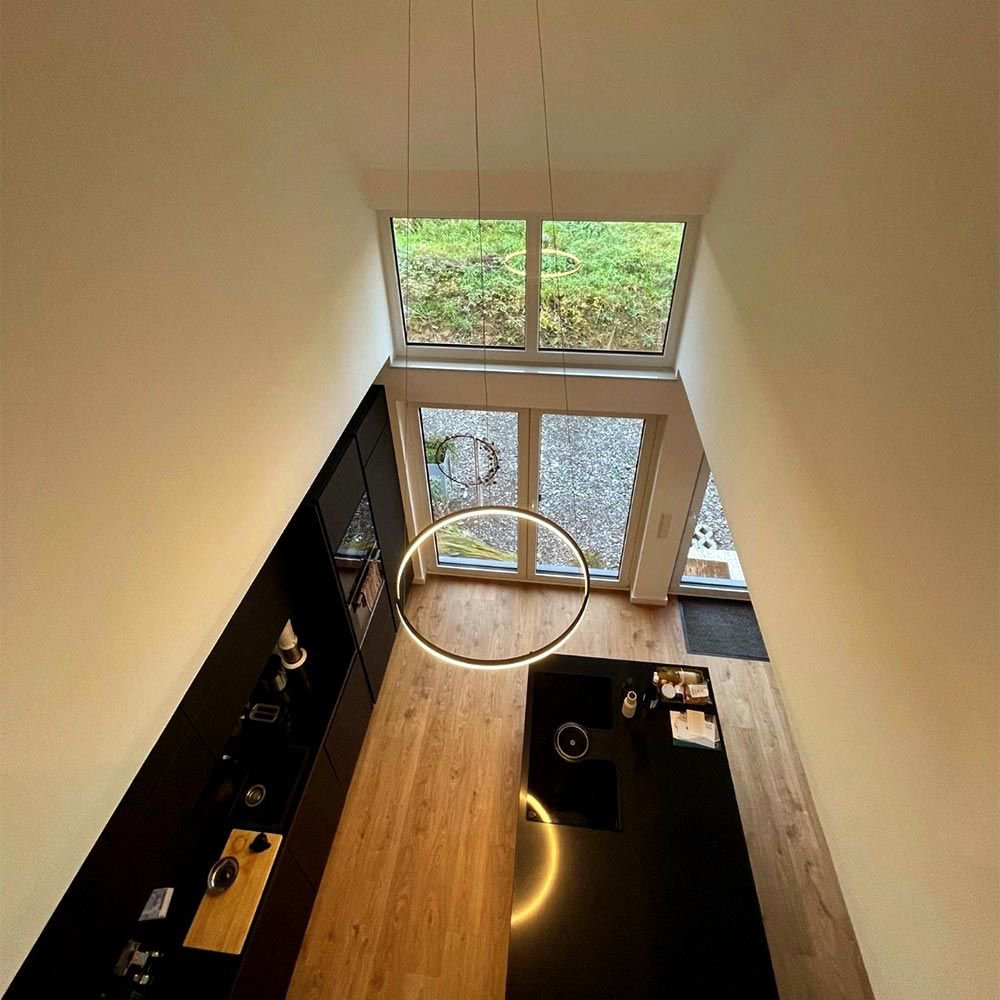 Nimbus - LED-Ring-Pendelleuchte 80 cm