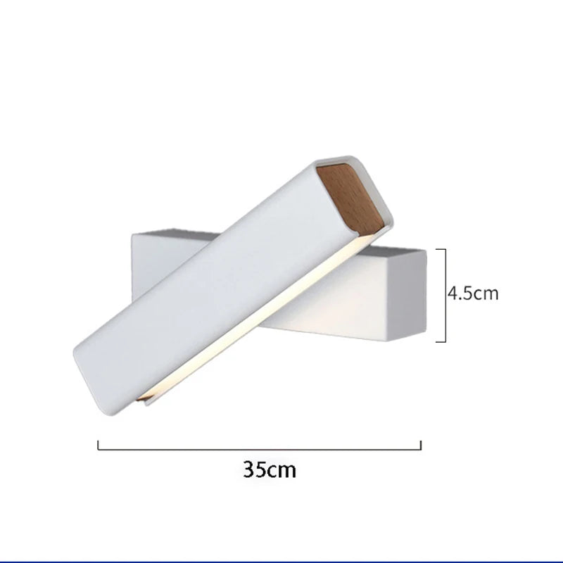 Drehbare - LED-Wandleuchte im skandinavischen Design aus