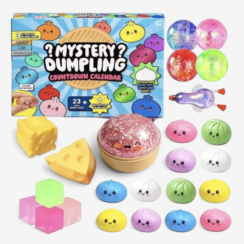 FoamJoy - Adventskalender mit 24 Squishy-Spielzeugen
