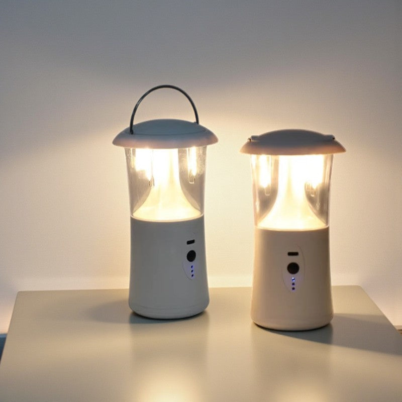 Wiederaufladbare LED-Campinglaterne mit Aufhängedesign