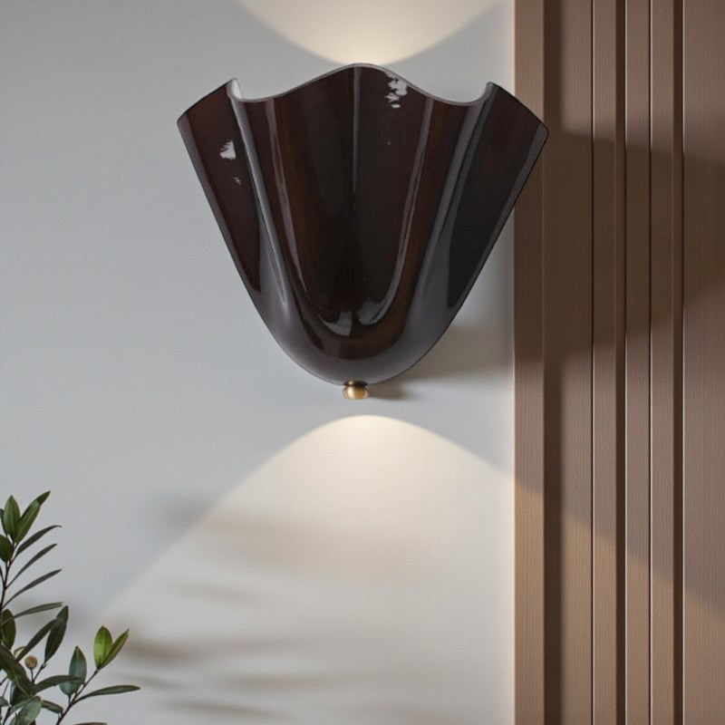 LED-Wandleuchte mit Muscheldesign für Innenbeleuchtung