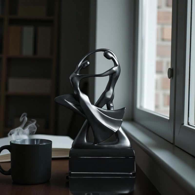 Moderne abstrakte Tänzerfigur mit klassischem Design