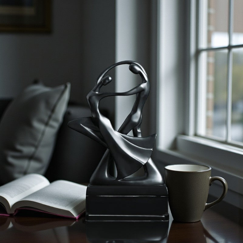 Moderne abstrakte Tänzerfigur mit klassischem Design