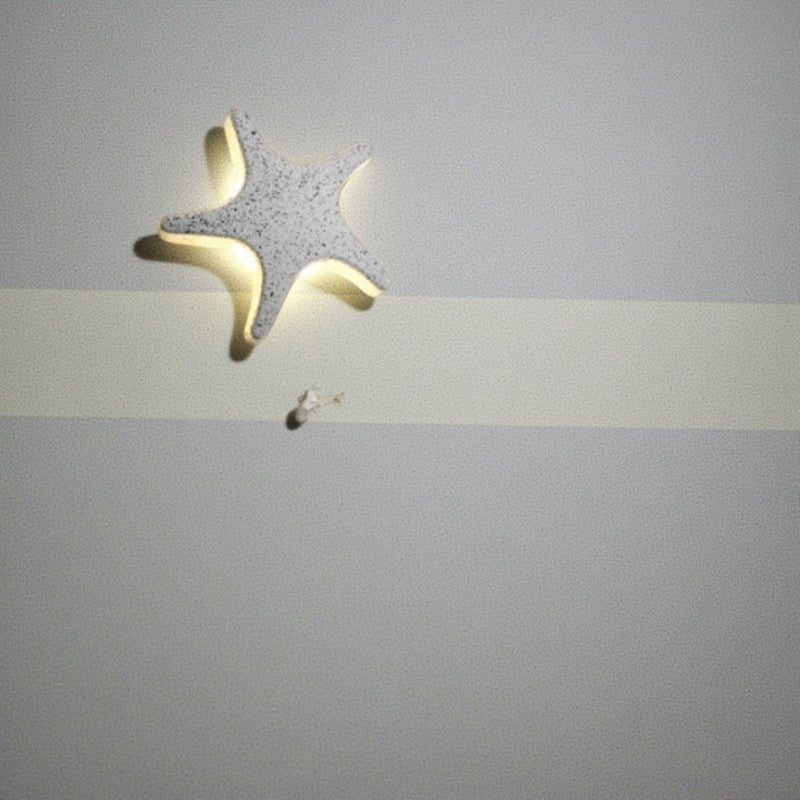 LED-Außenwandleuchte in Sternform