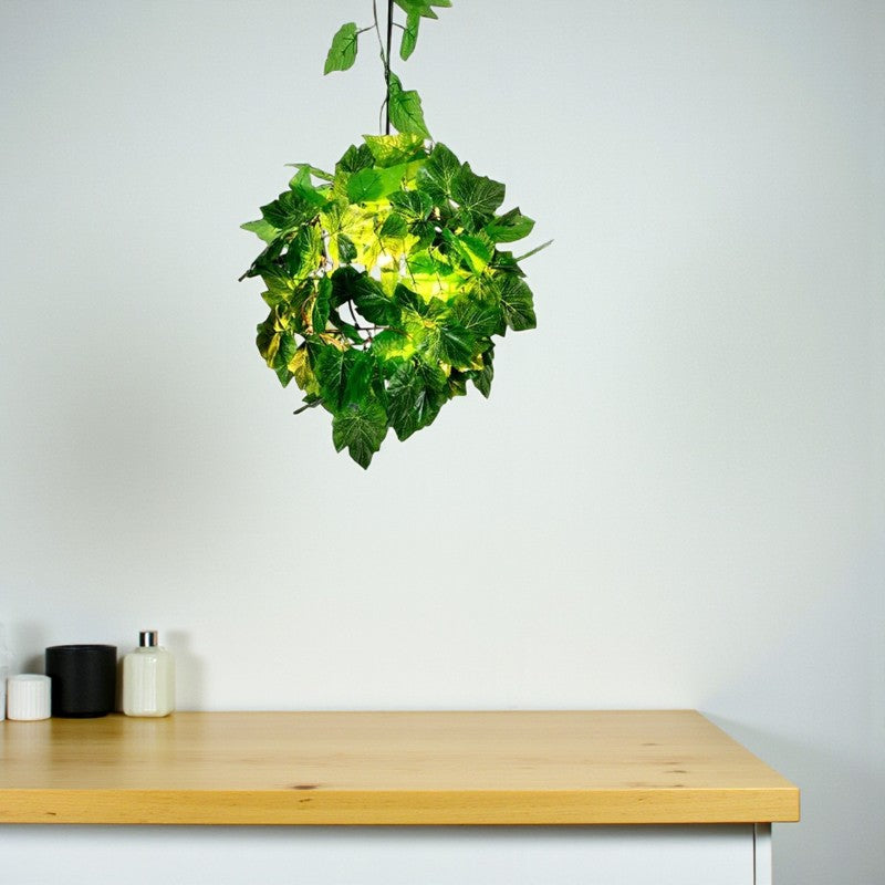 Rustikale kugelförmige Pendelleuchte Art-Deco-inspirierte dekorative Beleuchtung