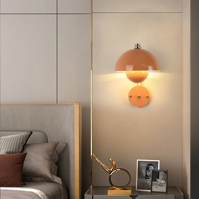 Nokturna - Moderne LED Wandleuchte Blütenform