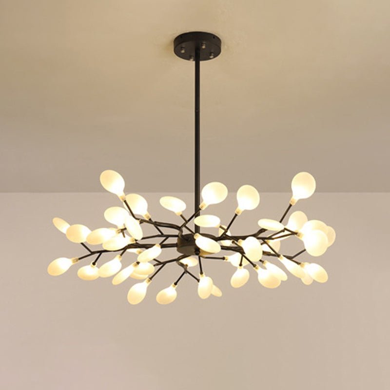 Verzweigter - LED Glühwürmchen Kronleuchter aus Acryl