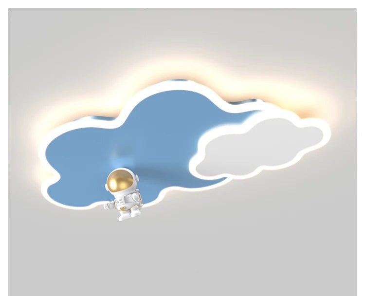 Astronaut - Kinderzimmer-Deckenleuchte Astronaut & Wolken