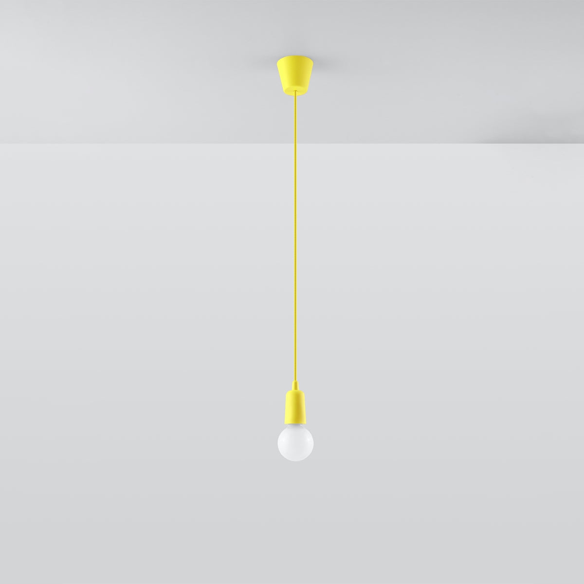 Plafona - Gelbe Pendelleuchte 90 cm