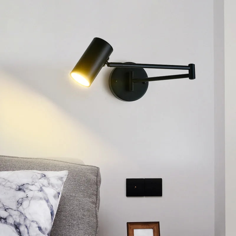 Verstellbare - Wandleuchte mit langem Arm (E27) inkl. LED