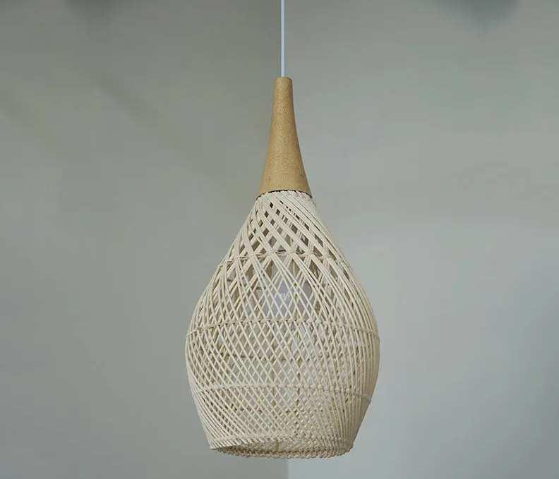 Handgeflochtene - Rattan-Pendelleuchte