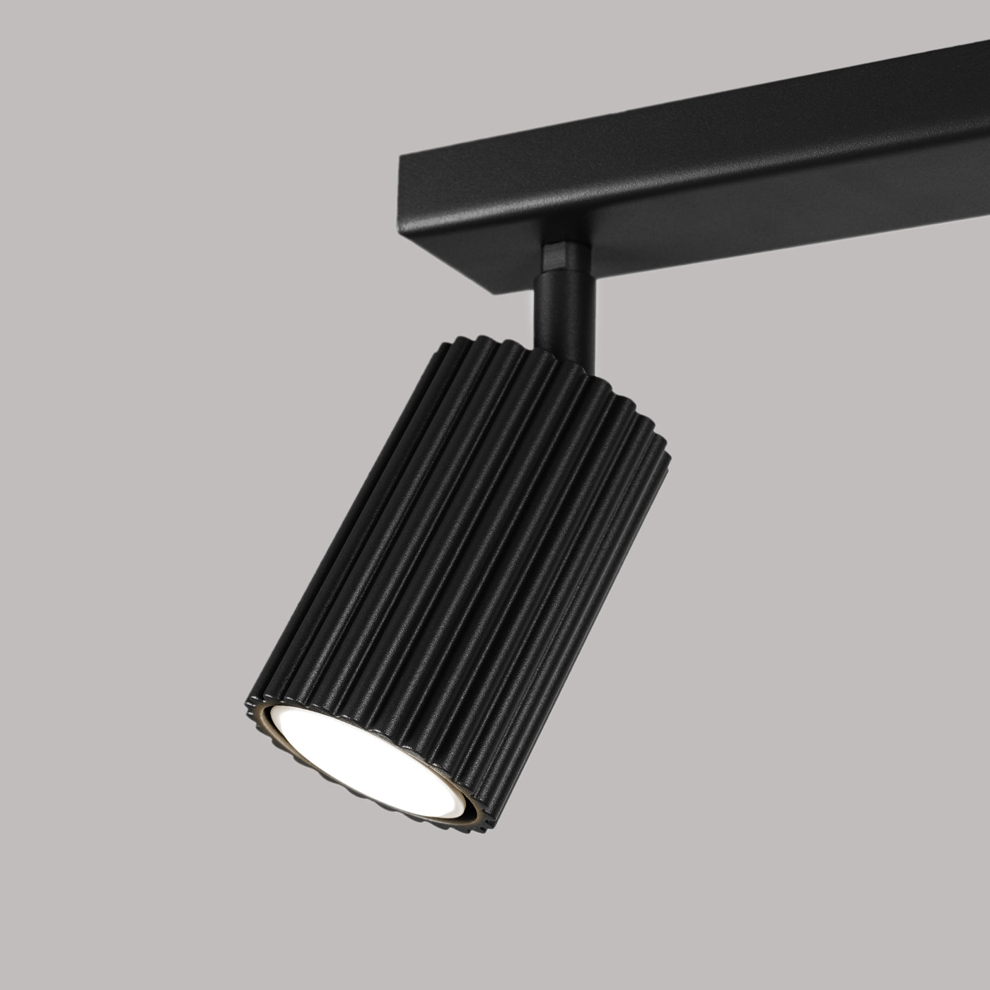 KARBON - 2 schwarze Deckenleuchte