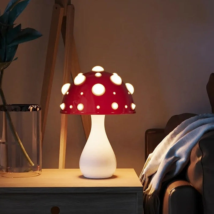 Bureia - LED-Tischleuchte im Pilzdesign, dimmbar, 2700 K