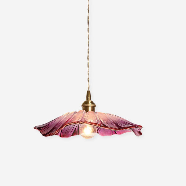 Bloem - Glaspendelleuchte im Retro-Stil