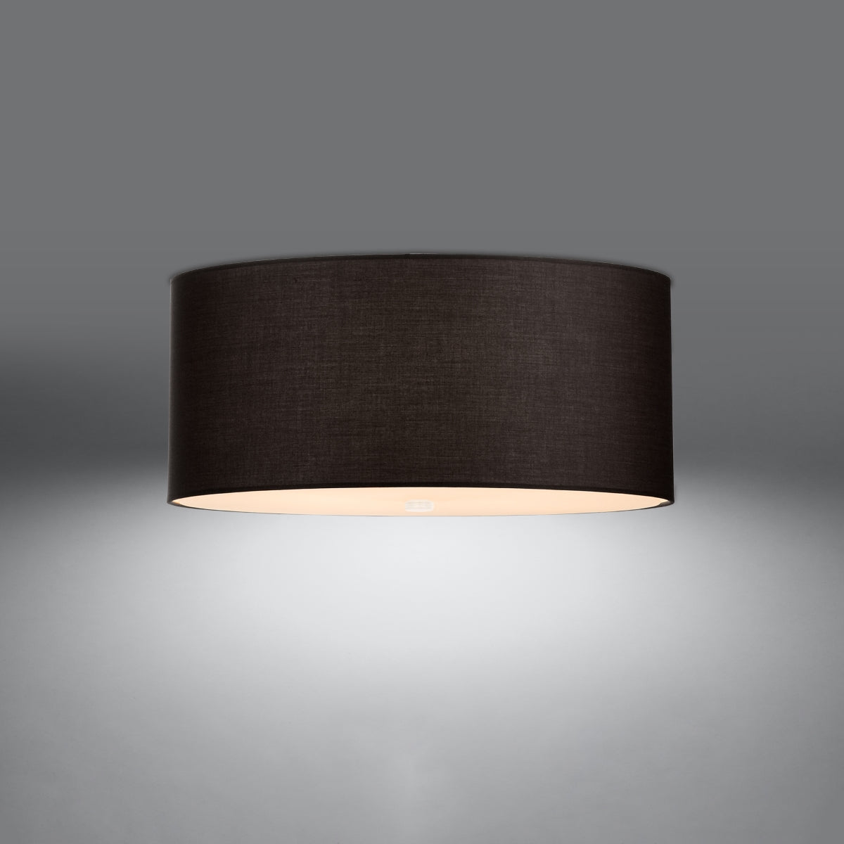 Stella - Kronleuchter 70 cm Schwarz aus Stahl, Glas und