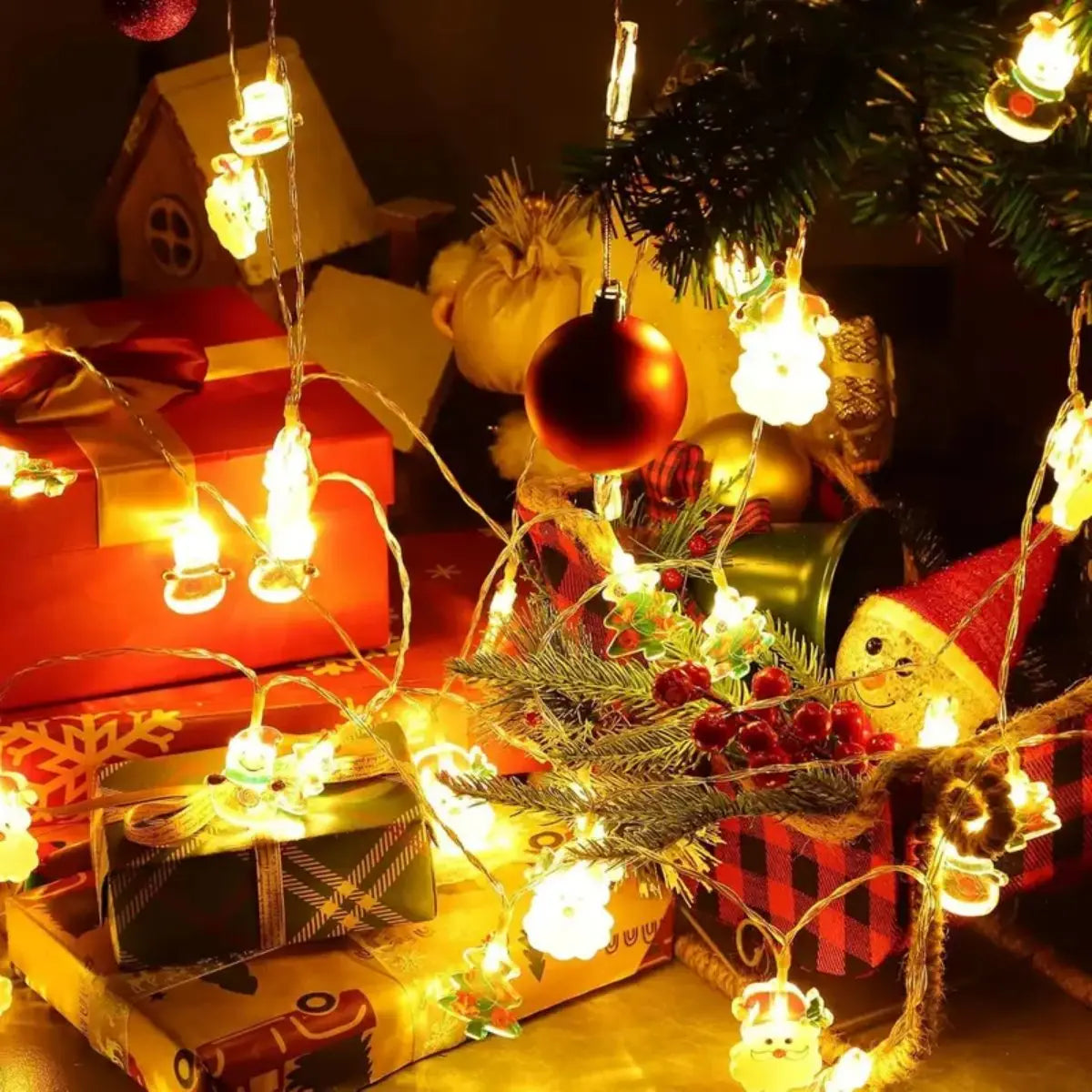 Schneemann - LED-Weihnachtsbeleuchtung, Schneemann,