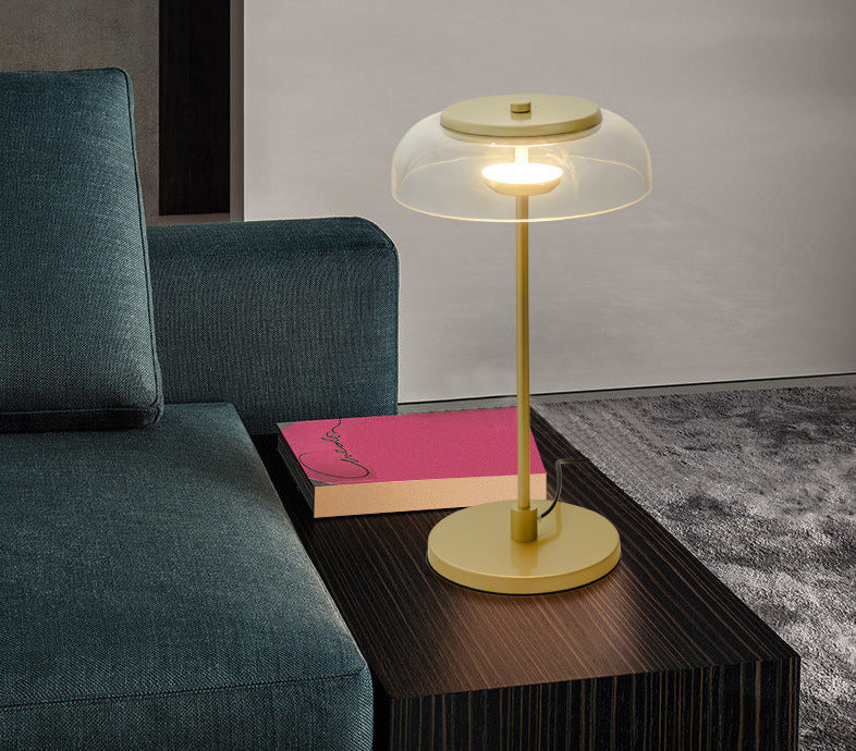 Quelix - Designer-Tischleuchte aus Glas mit LED