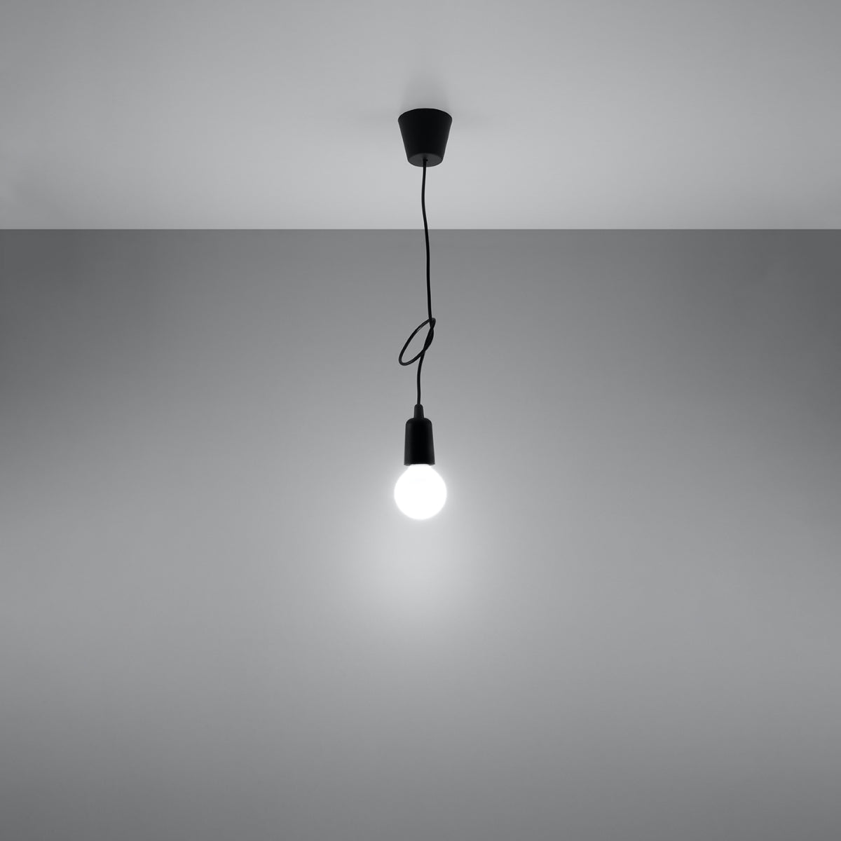 Minimalistische - schwarze Pendelleuchte