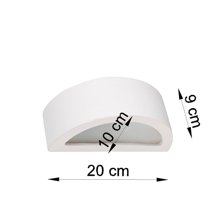 ATENA - 20 Keramik-Wandleuchte, weiß