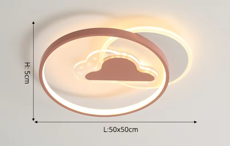 Vortex - LED-Deckenleuchte für Kinderzimmer, dimmbar mit