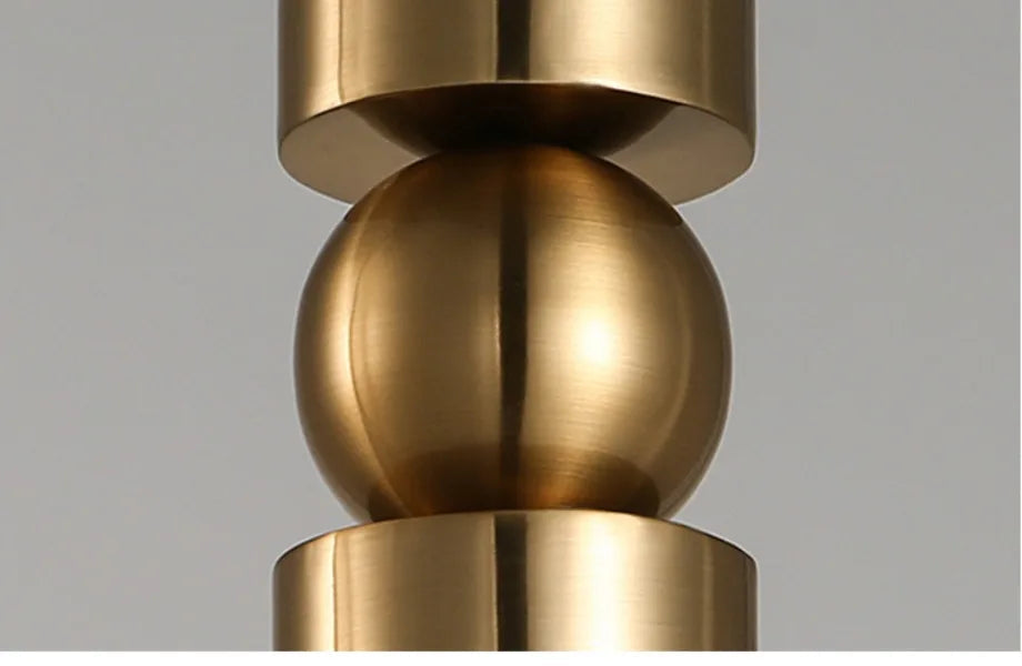 Aurela - Goldene LED-Pendelleuchte AUREA