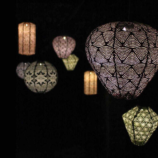 Solarlaterne - Heißluftballon-Design