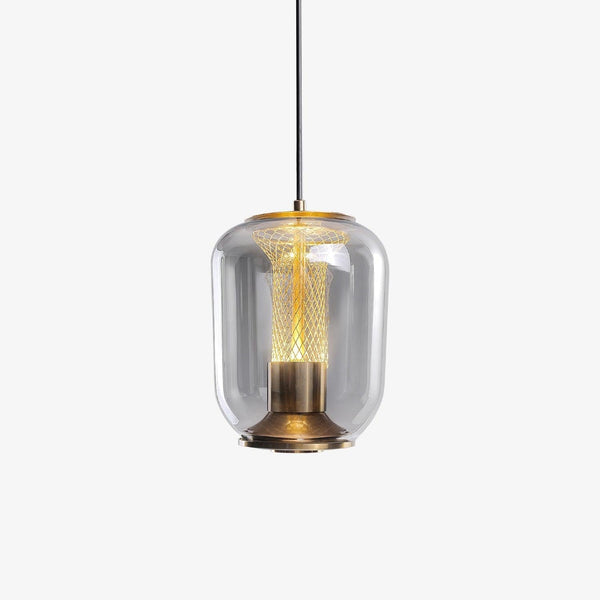 Halona - Schwarze Glas Pendelleuchte