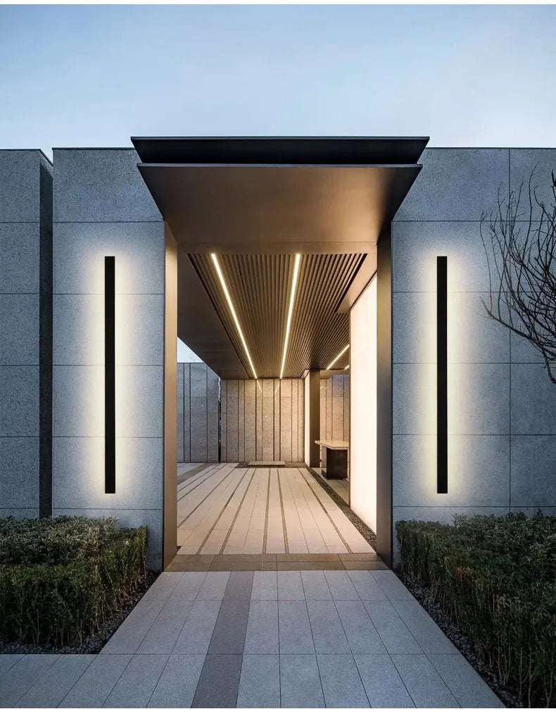 Lumera - LED-Wandleuchte, schwarzes Acryl