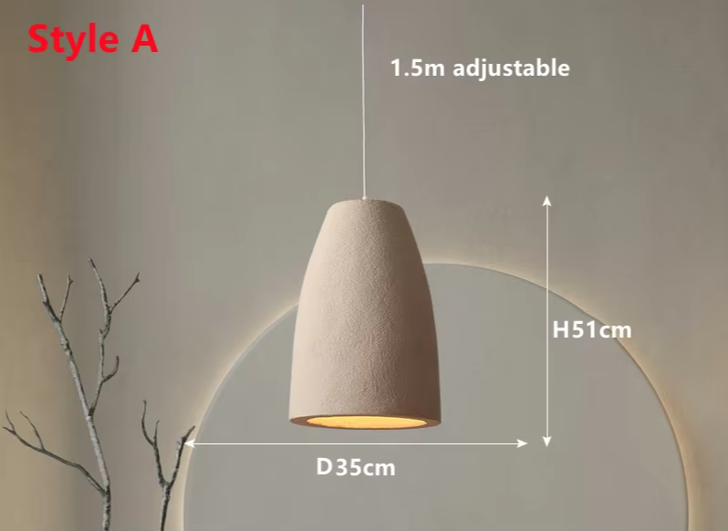 Celira - Moderne Pendelleuchte aus Polymer und Eisen
