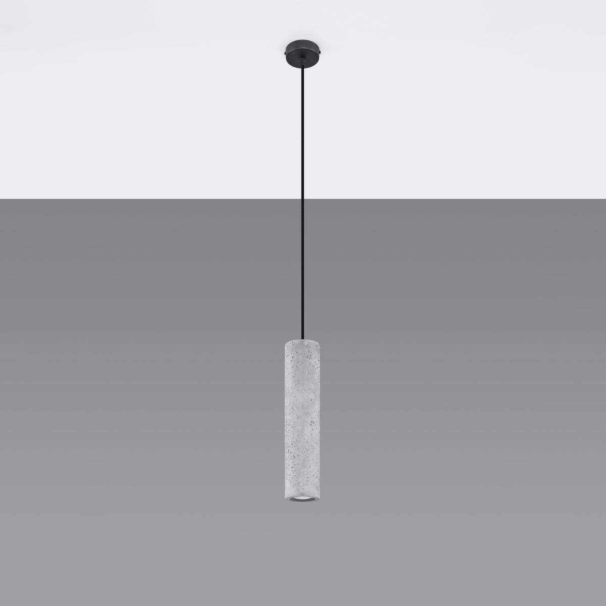 Betongraue - Pendelleuchte 105 cm
