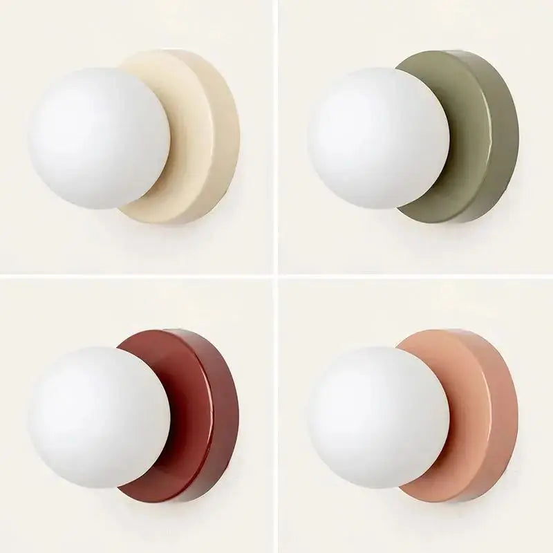 Skandinavische - Pendelleuchte LumiGlobe mit Glasschirm