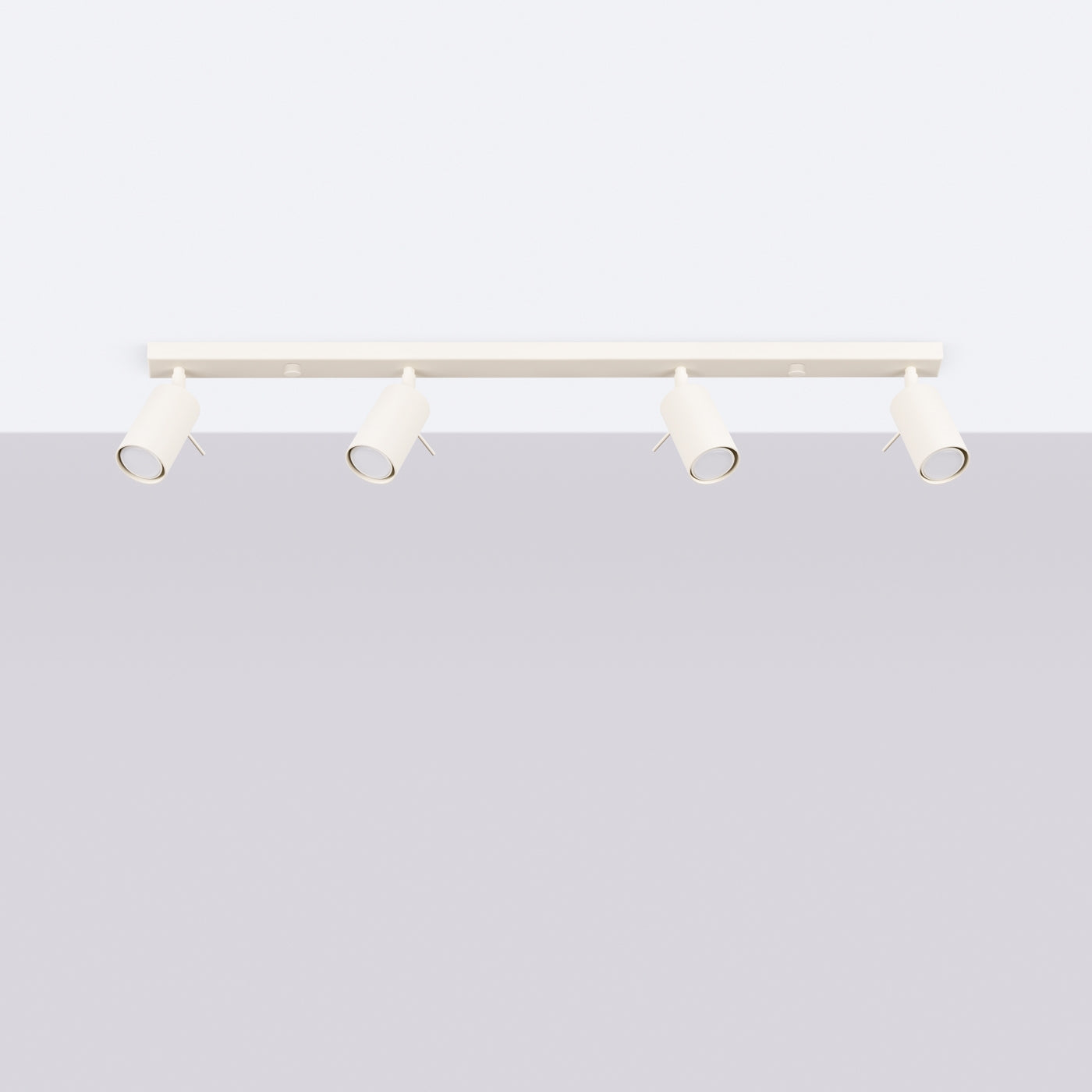 Radial - Beige Deckenleuchte mit 4 Leuchtmitteln