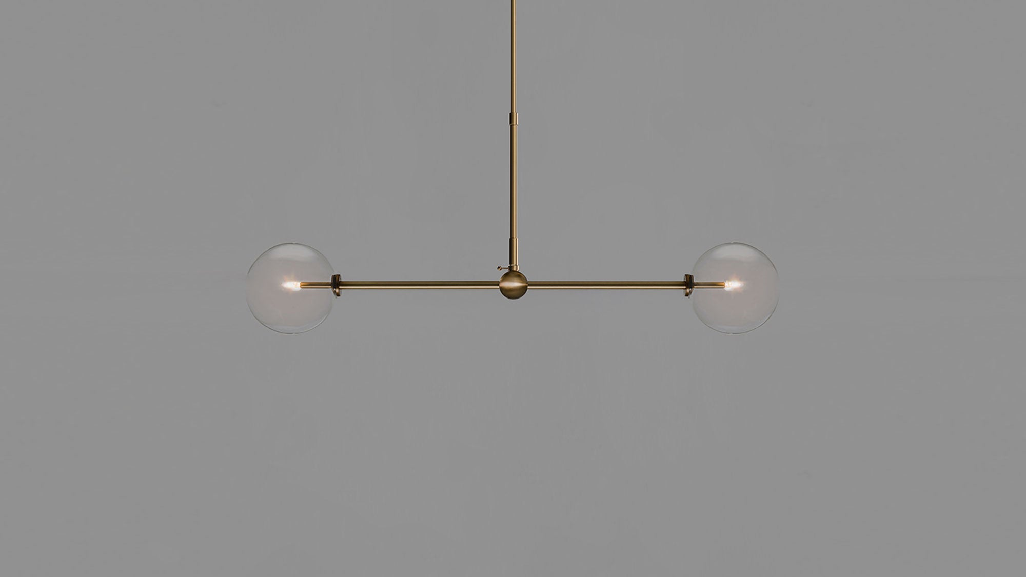 Metall/Glas - Designer-Pendelleuchte, Metall/Glas